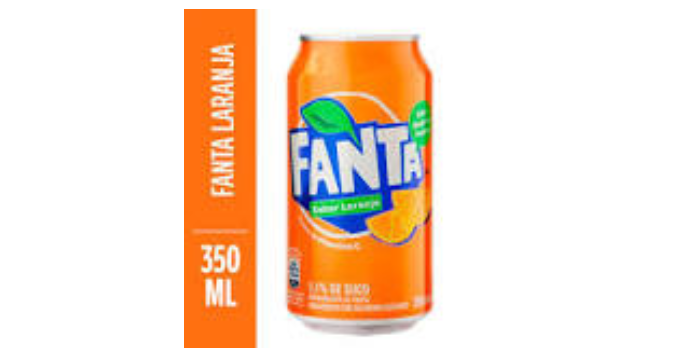 Fanta Laranja Lata 350ml