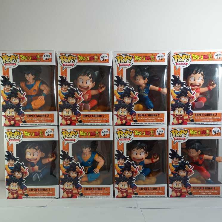 Bonecos POP Dragon Ball Z Super Saiyan 2 Goku Colecionável Anime