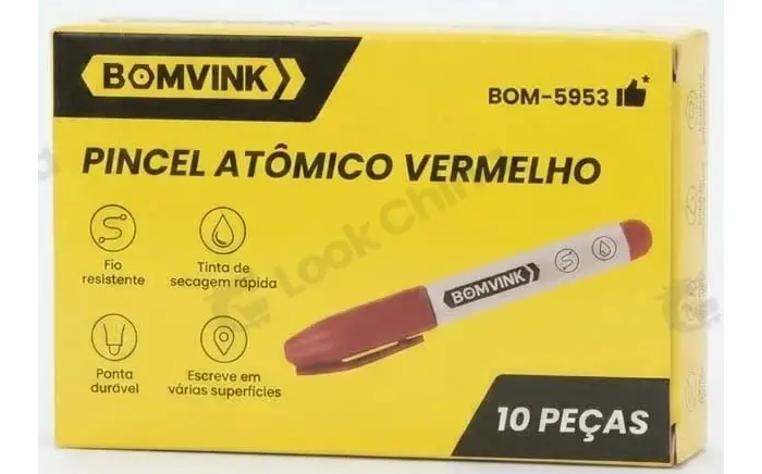 Caneta Marcadora Vermelha