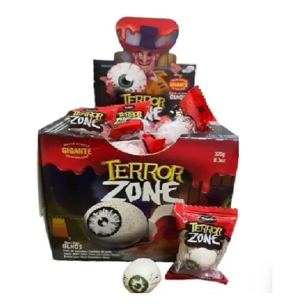 Chiclete Terror Zone Olhos