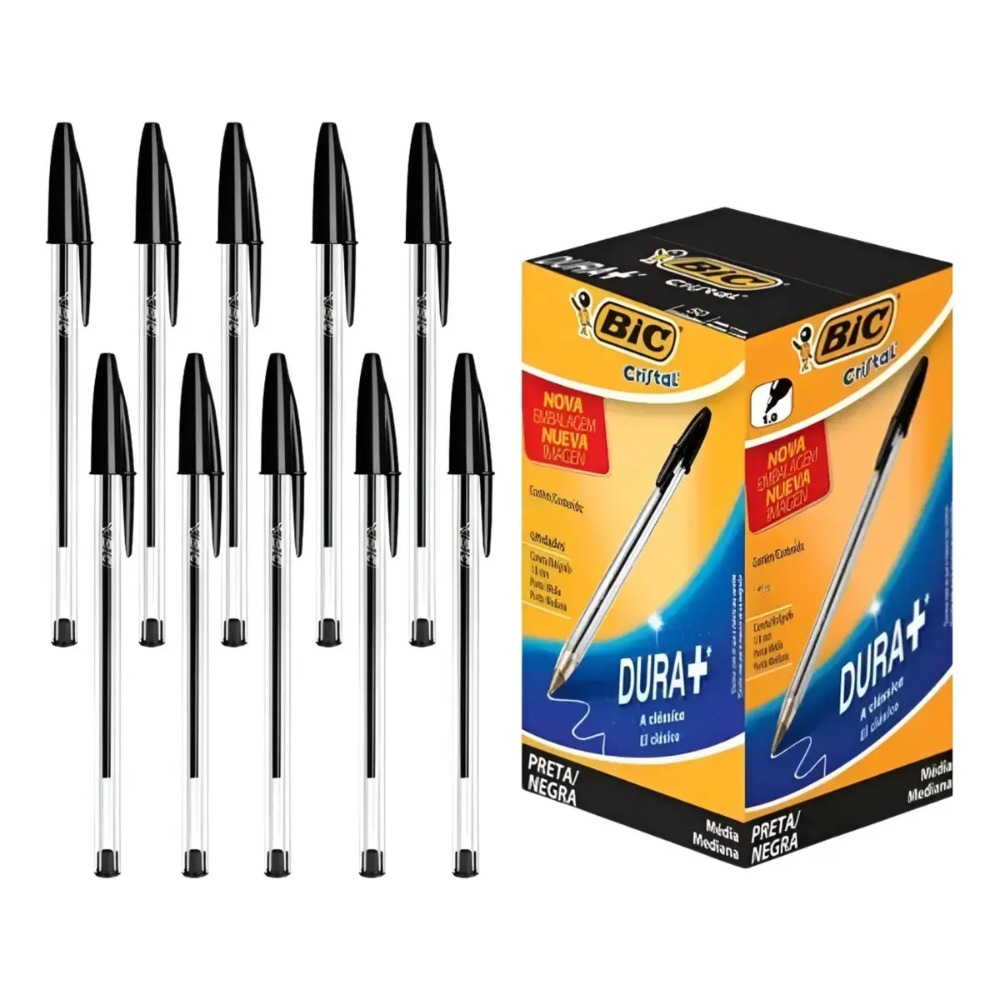 Caneta Bic Preta