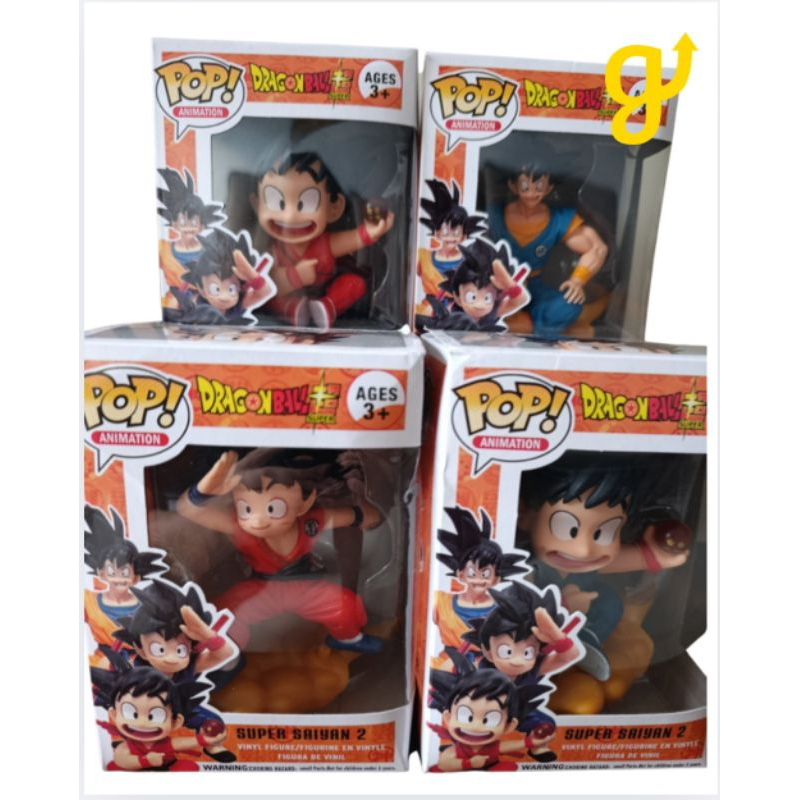 Boneco Goku Jovem Dragon Ball Super Estilo Pop