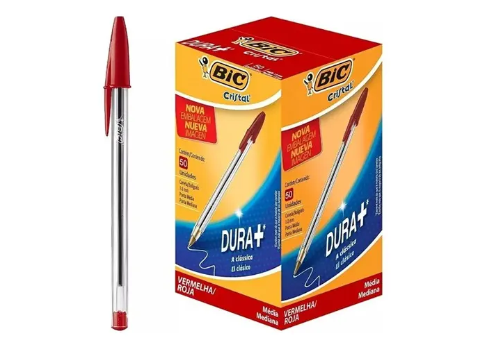 Caneta Bic Vermelha