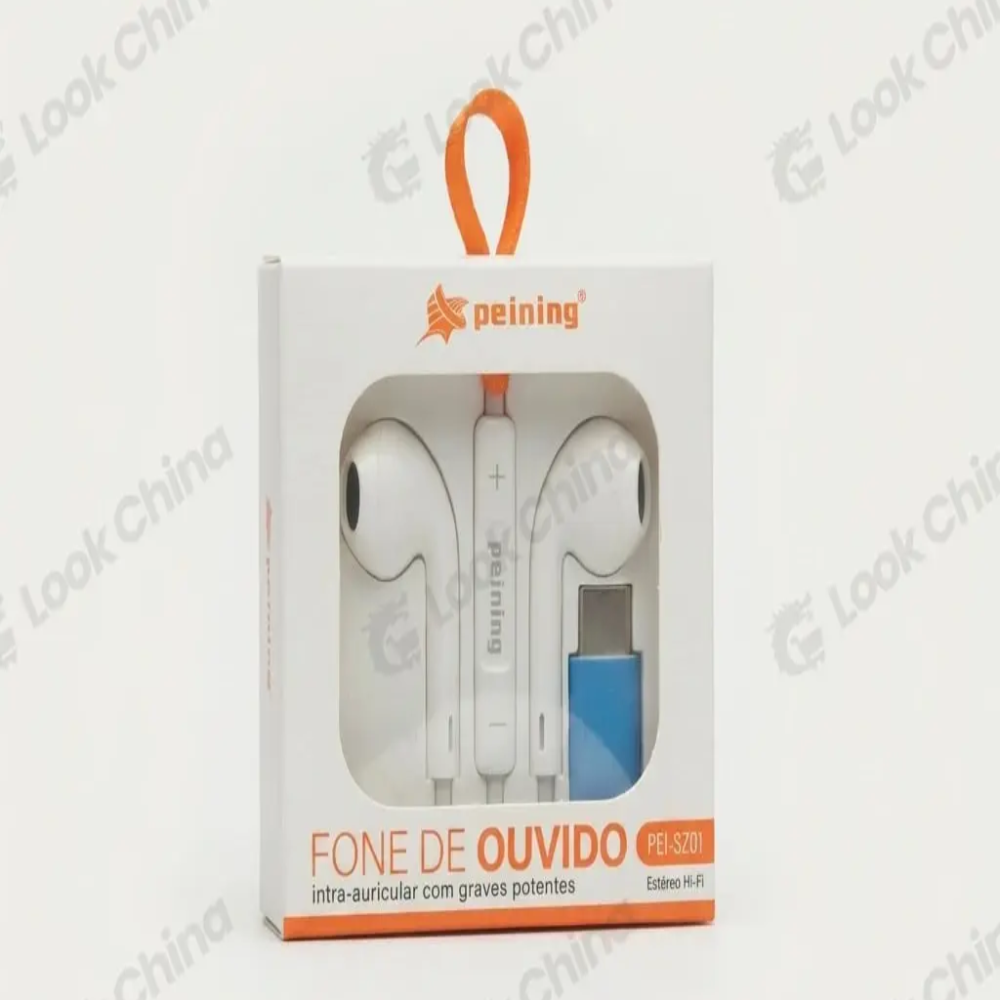 Fone de Ouvido Intra-auricular com Fio Microfone