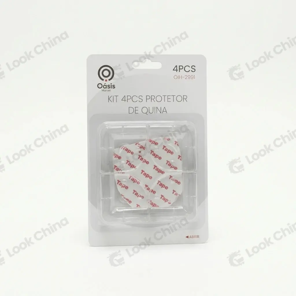Kit 4 Protetores de Quina Adesivos para Móveis