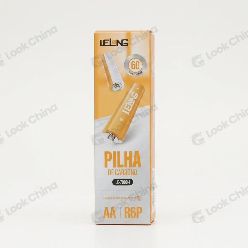 Kit 4 Pilhas de Carbono AA
