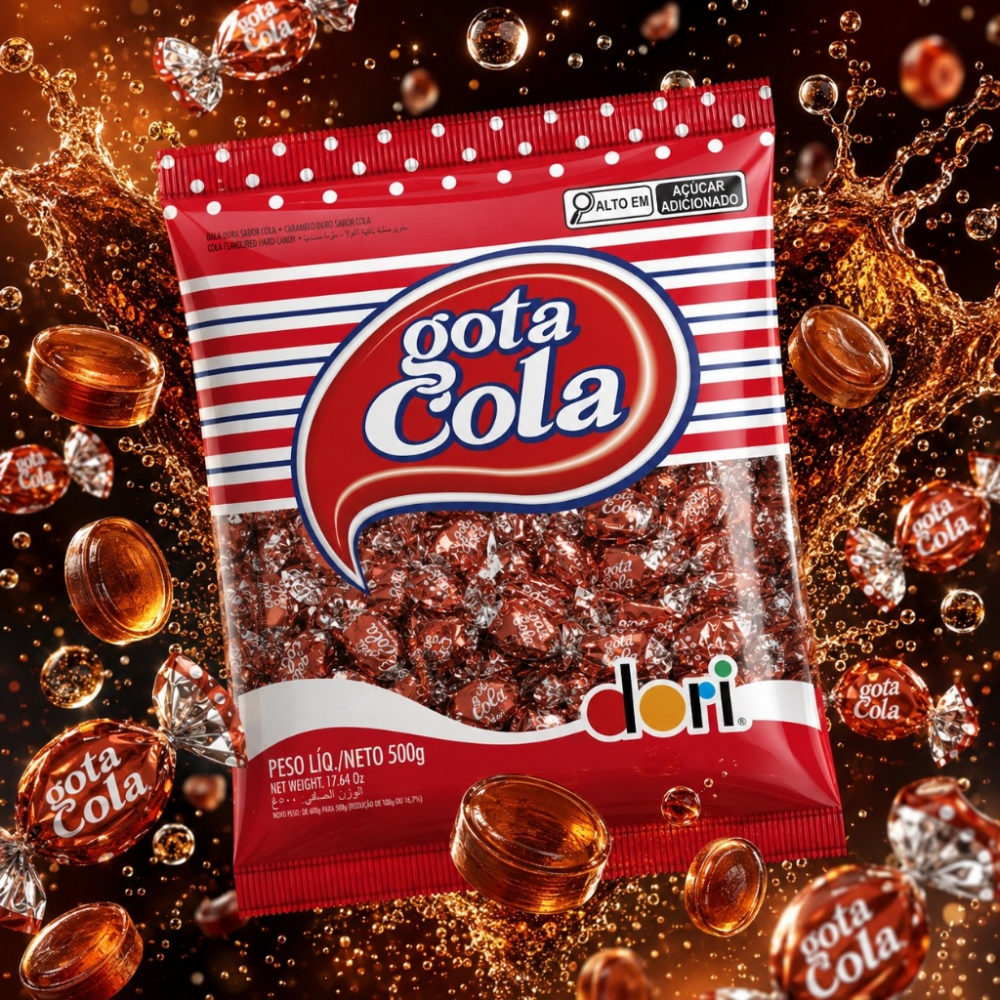 Bala Dura Gota Cola