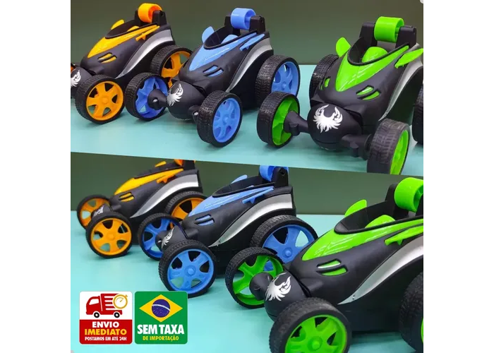 Carrinho Controle Remoto Giro 360 Graus Rc Altas Manobras