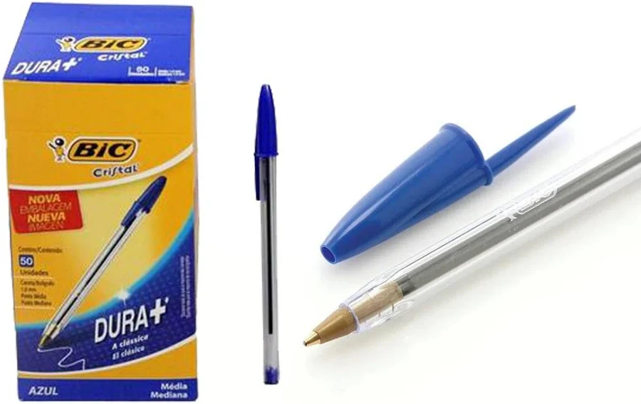 Caneta Bic Azul