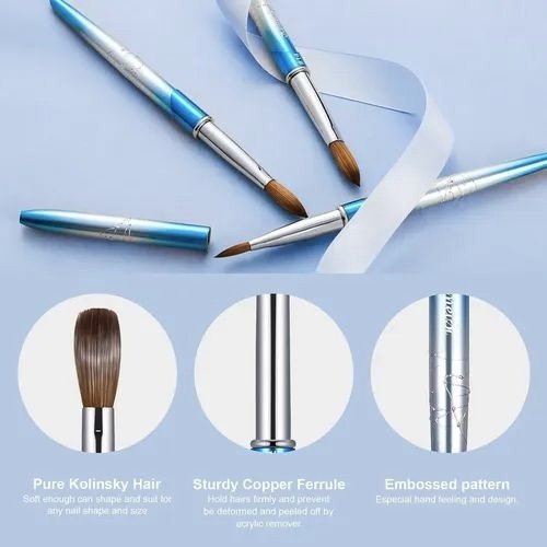 pincel azul sintetico economico n 8