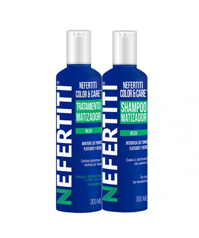 shampoo matizador 300 ml bleu nefertiti