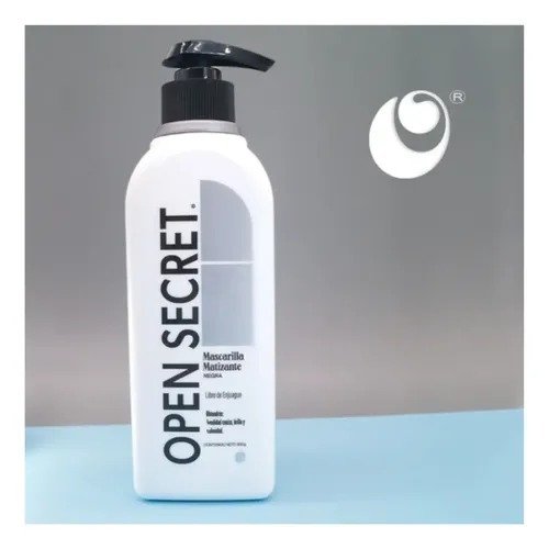 mascarilla matizante negra  300 g open secret