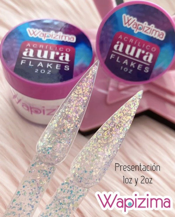 ACRILICO AURA FLAKES 2 ONZA WAPIZIMA