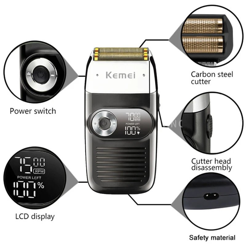 SHAVER KEMEI TITANIUM FOL