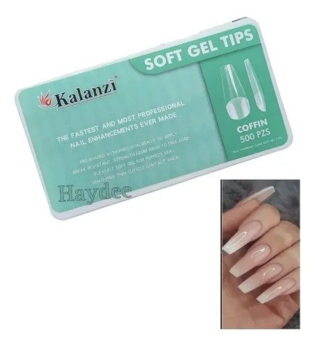tip soft gel coffin 500 pzs kalanzi