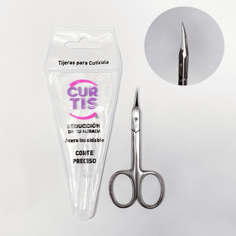 tijera curva curtis