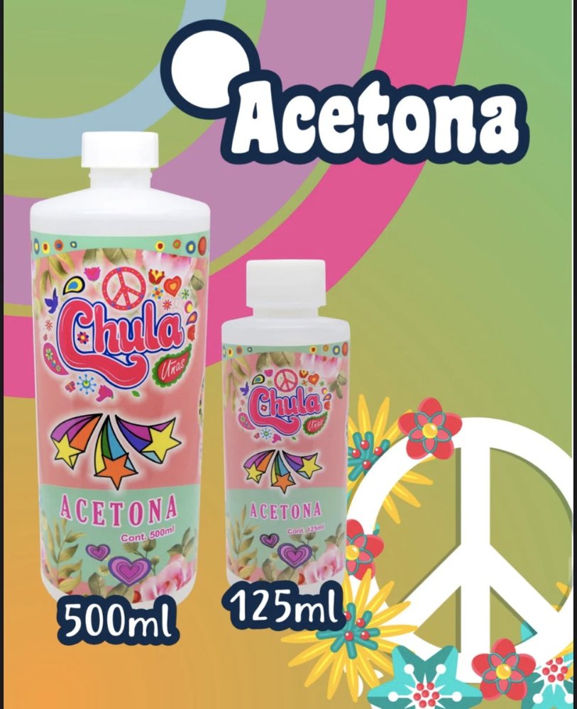 acetona 125 ml chulA NAILS