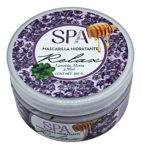 mascarilla hidratante lavanda menta 250g spa wapizima
