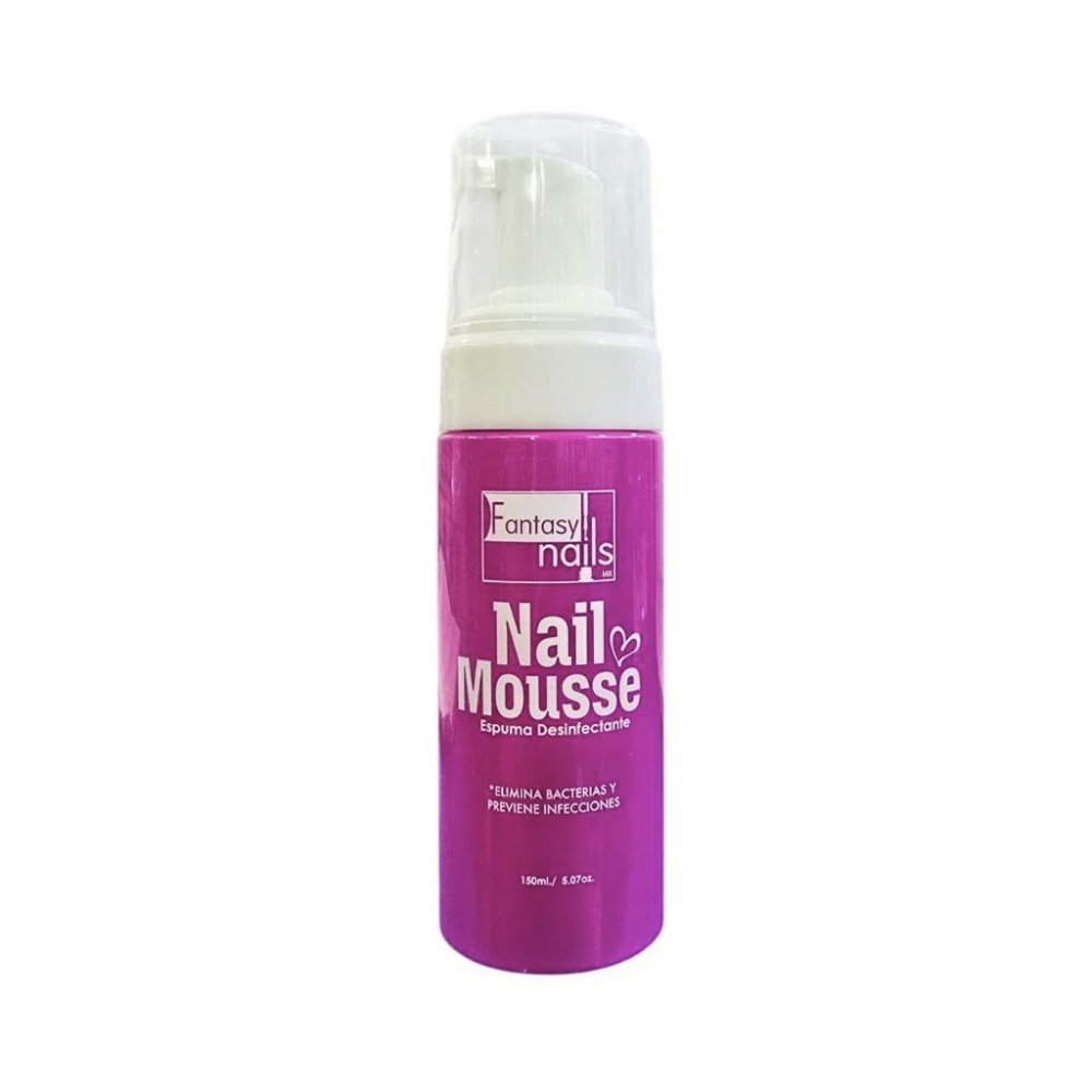 nail mousse espuma desinfectante 150 ml fantasy nails