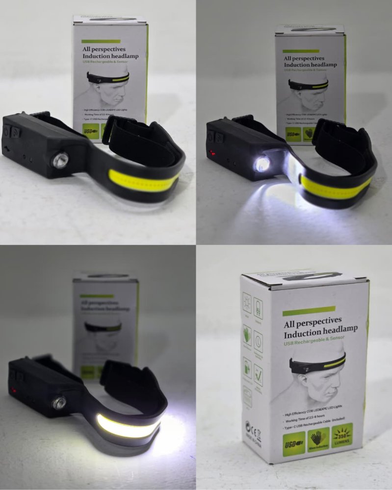 Linterna Vincha con Sensor