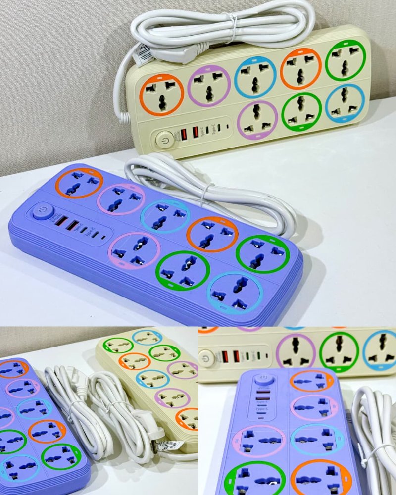Zapatilla Electrica Multifuncion USB / W-H1109U
