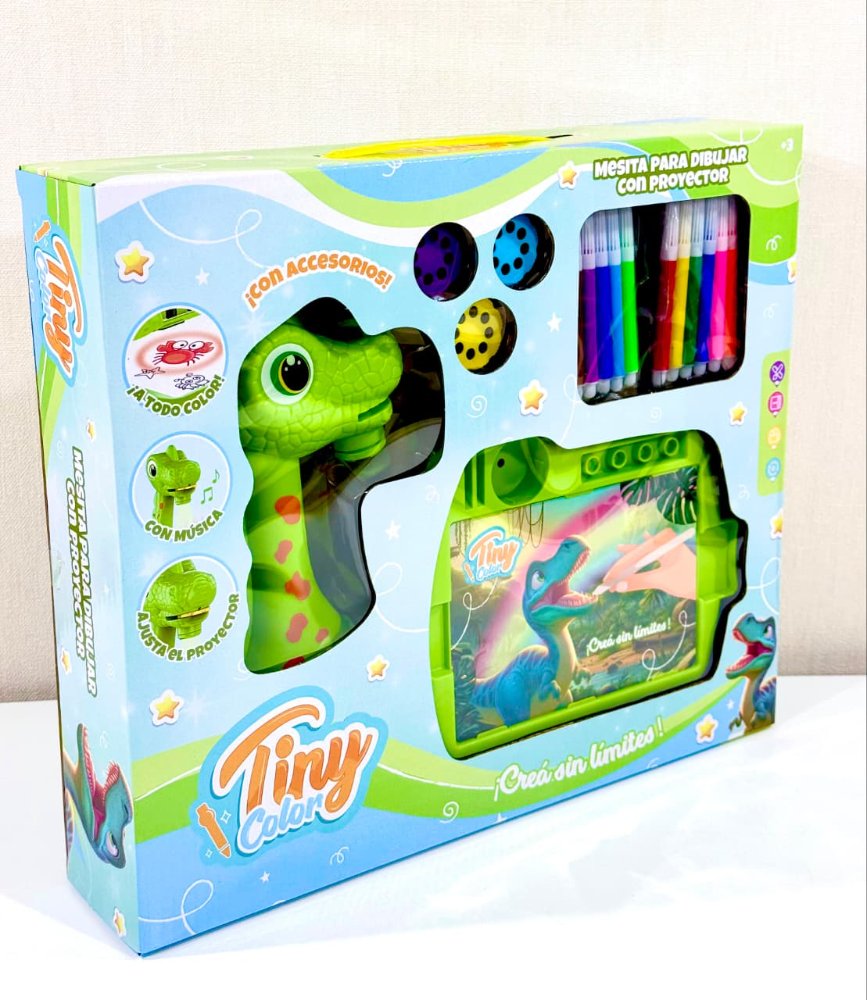 Mesita Infantil para Dibujo Proyector Dino Tiny Código: 55082