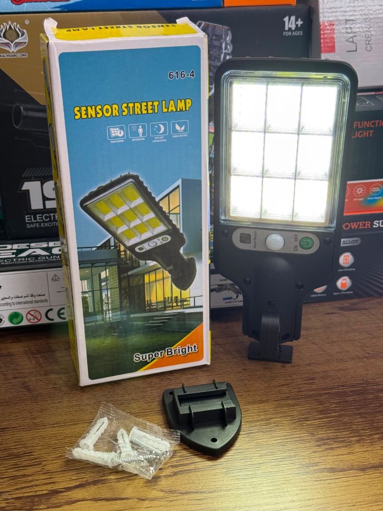 Lampara Solar LED con Sensor de Movimiento- Cod 6164