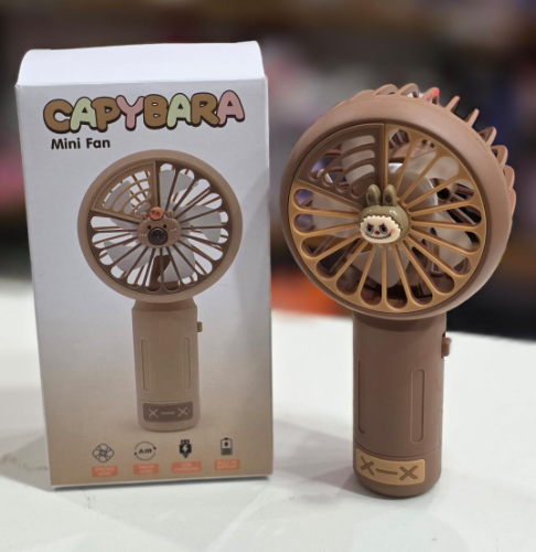 Mini Ventilador Capybara Recargable 2