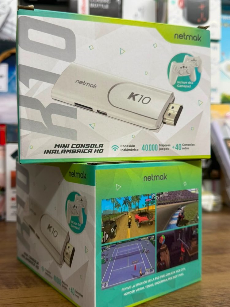 Mini Consola Inalambrica HD Netmak K10- NM-K10-W