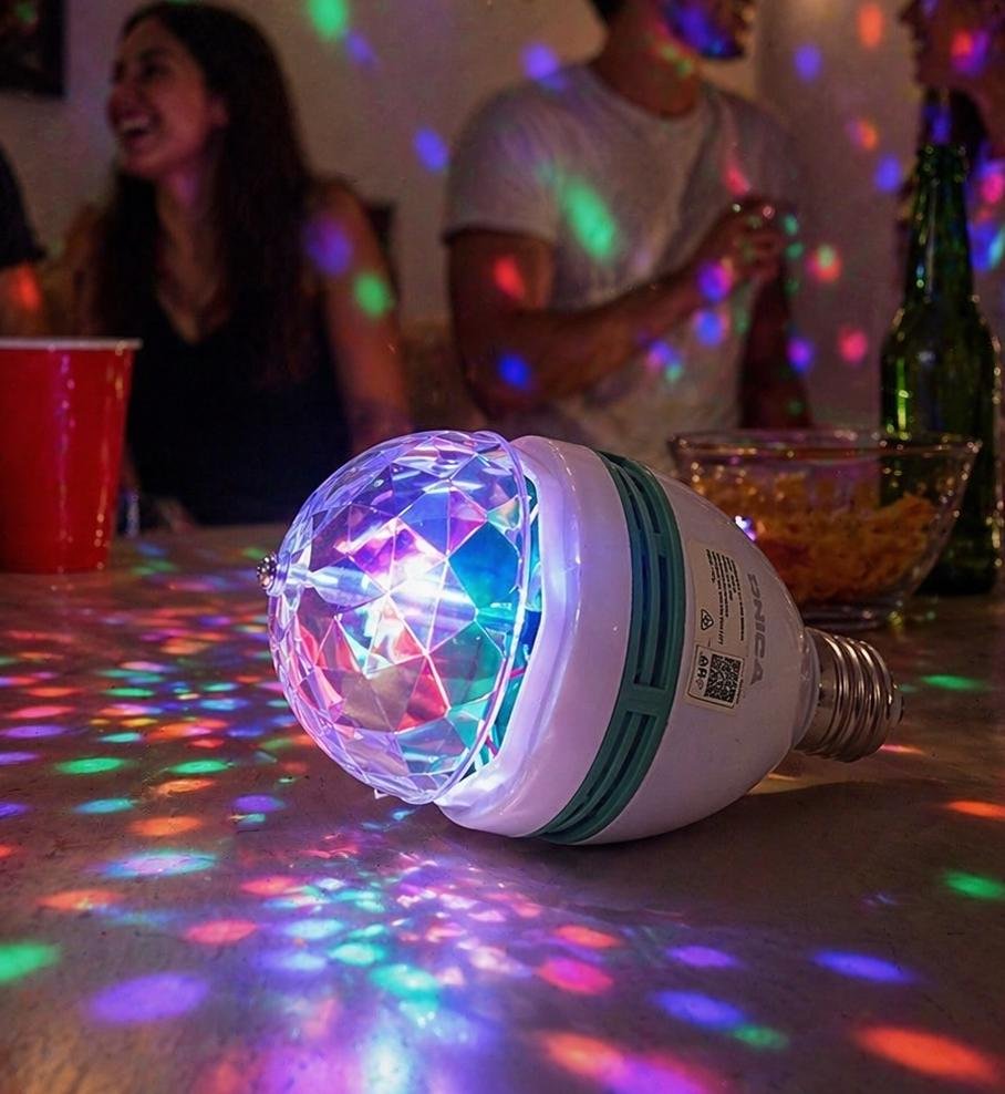 Lampara Giratorio LED Multicolor