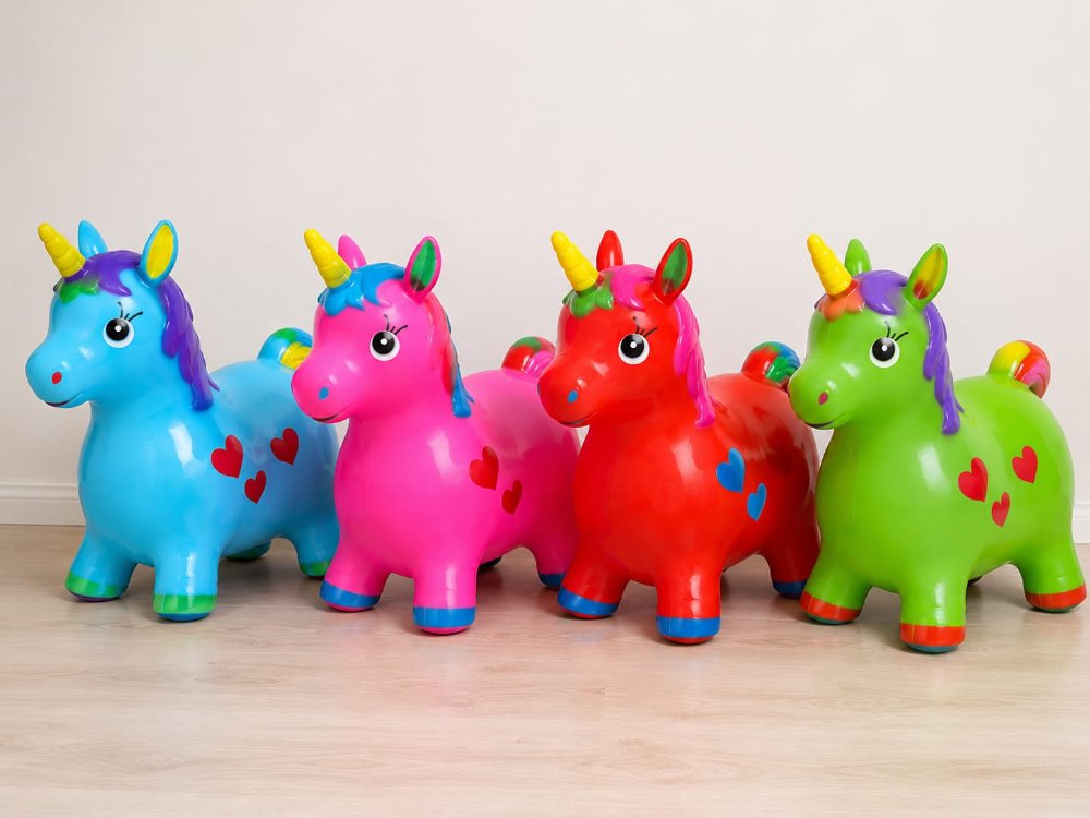Unicornio Saltarin Saltarin con Luz y Sonido - DN53198