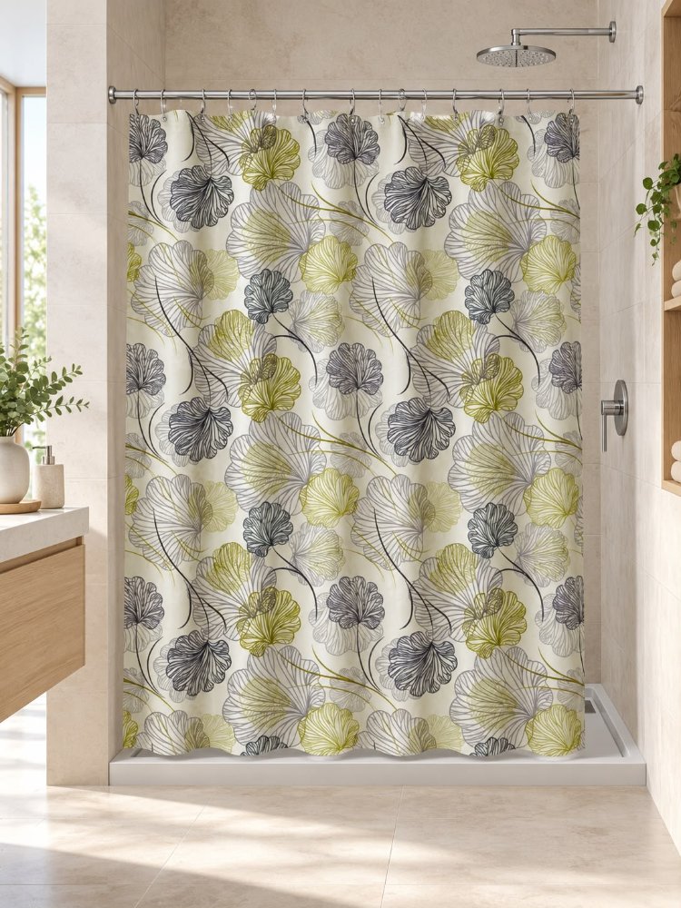 CORTINA DE BAÑO ESTAMPADA / BZ-044