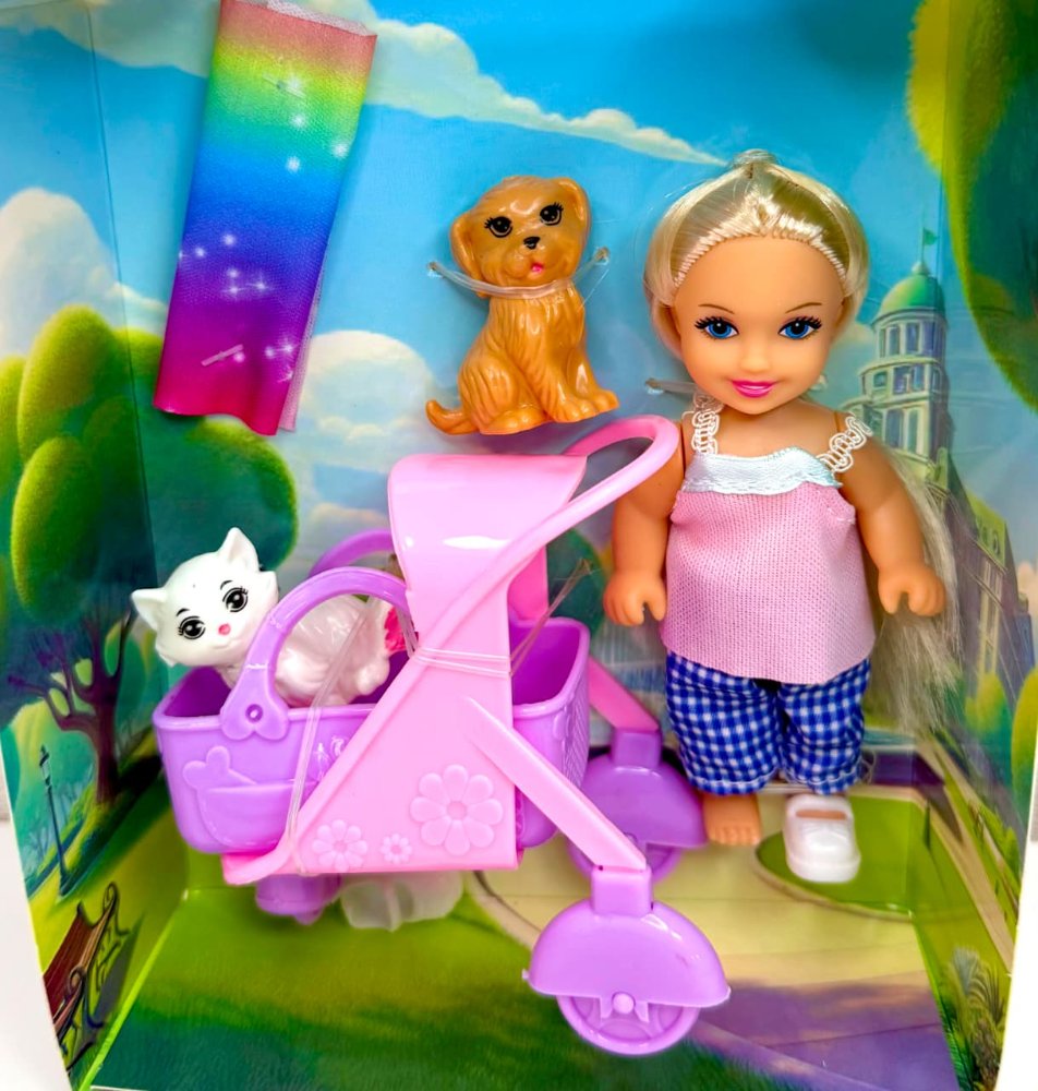 Muñeca Tiny Lucy Pop con Mascotas - 56580
