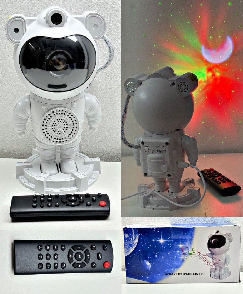 Proyector Astronauta de Galaxia con Parlante