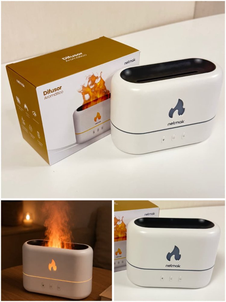 Humidificador Aromatico con Efecto Llama