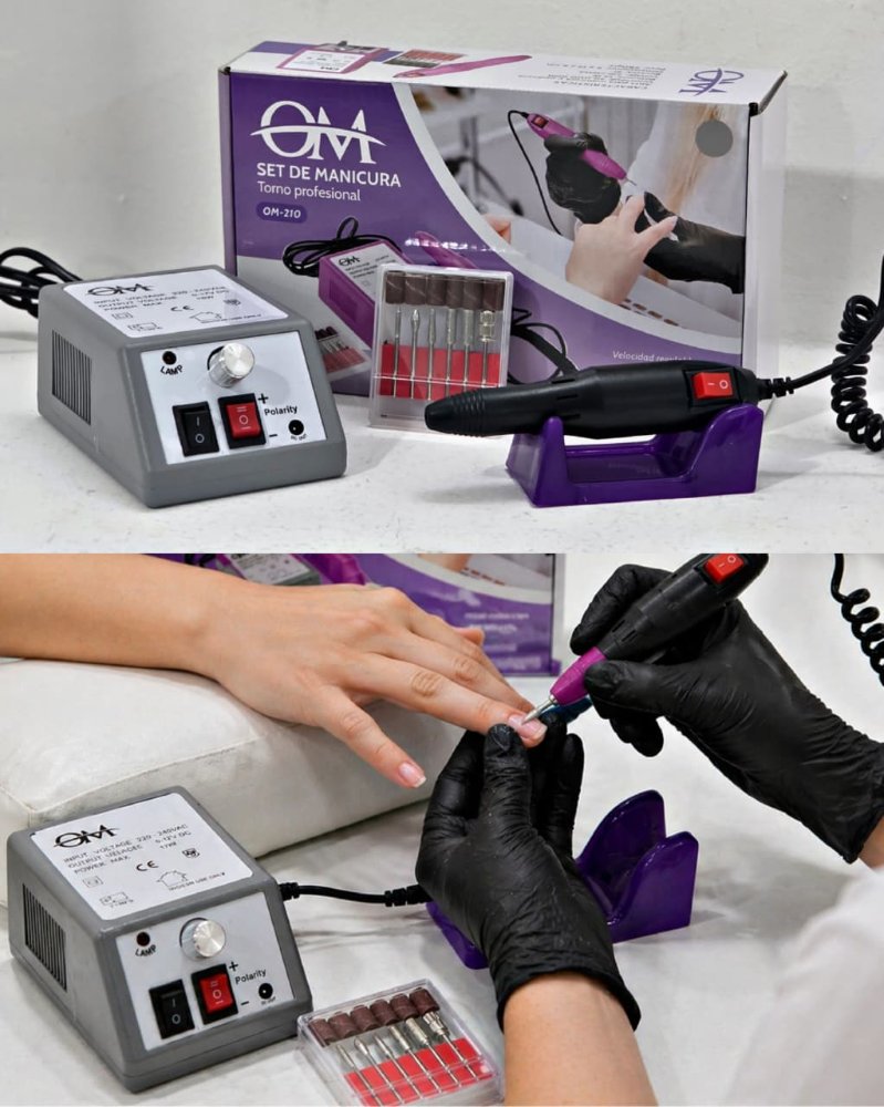 Set de Torno para Uñas OM