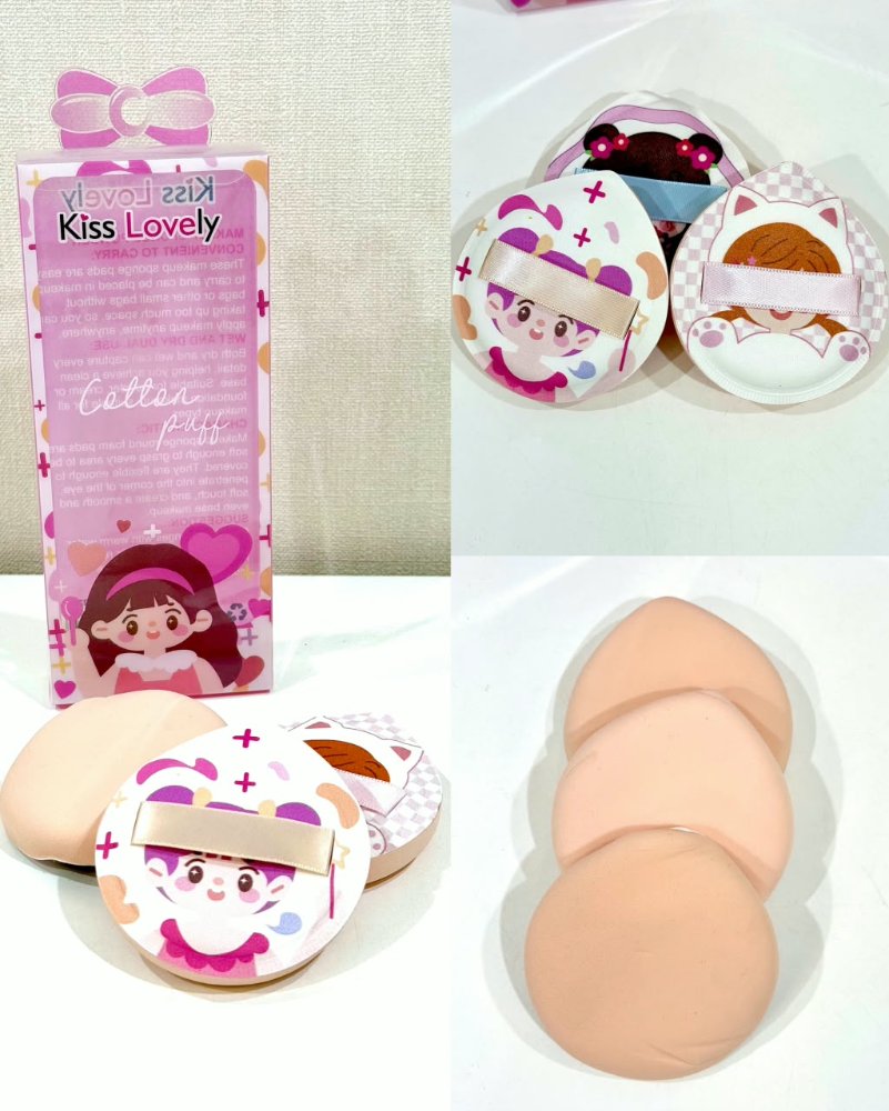 Set de Esponjas para Maquillaje - 3 Pcs