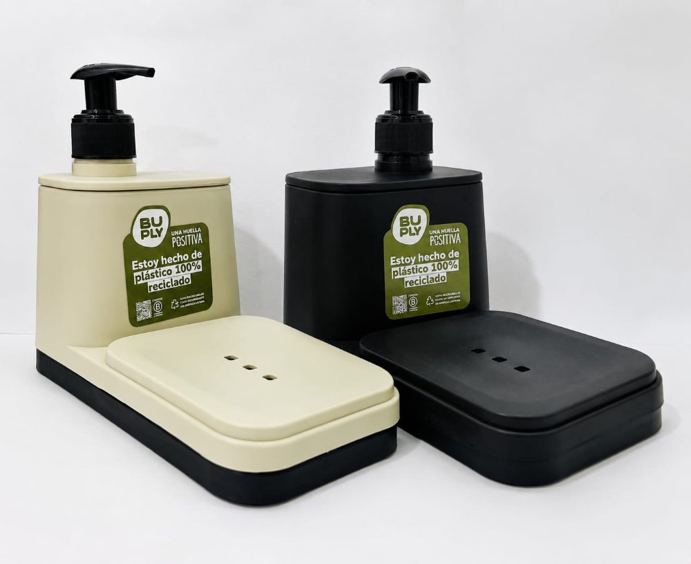 Dispenser de Jabon con Jabonera Integrada