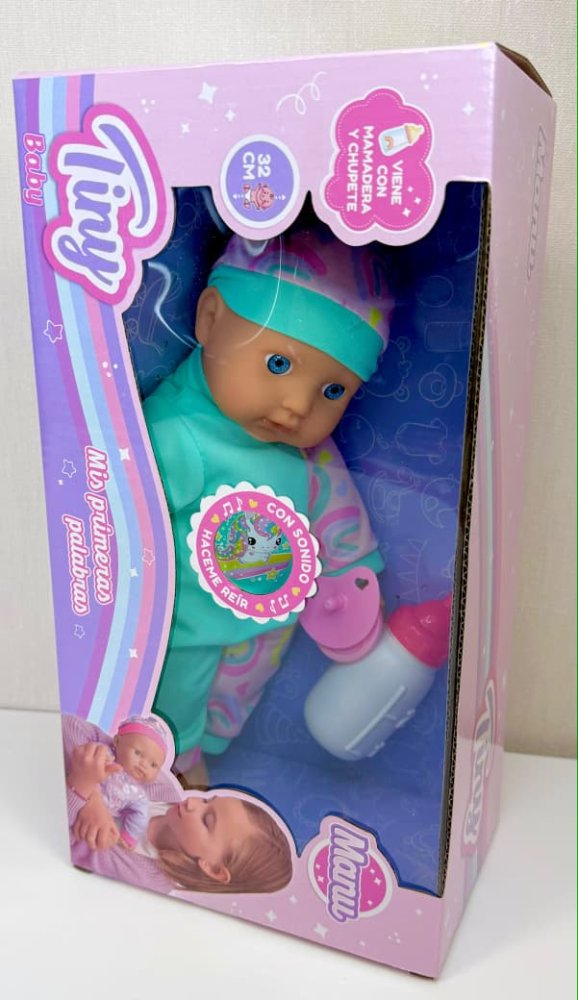 Bebote Tiny con Mamadera y Sonidos 32cm - 53724