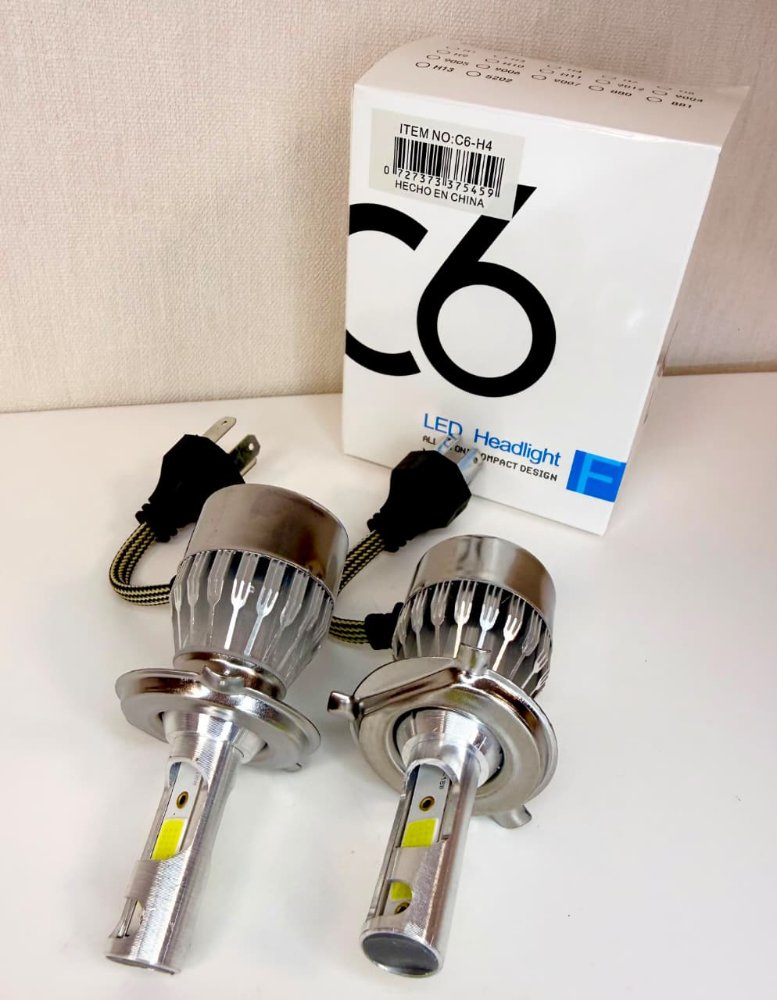 Lamparas LED C6 H4 para Auto y Moto