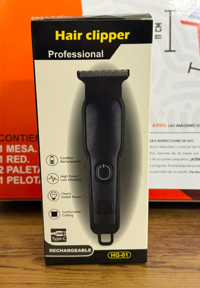 Patillera Hair Clipper Profesional RECARGABLE-HG01