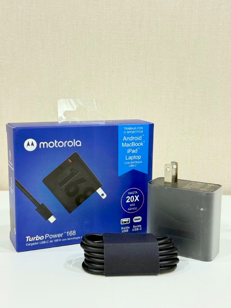 Cargador Motorola Turbo Power 168W