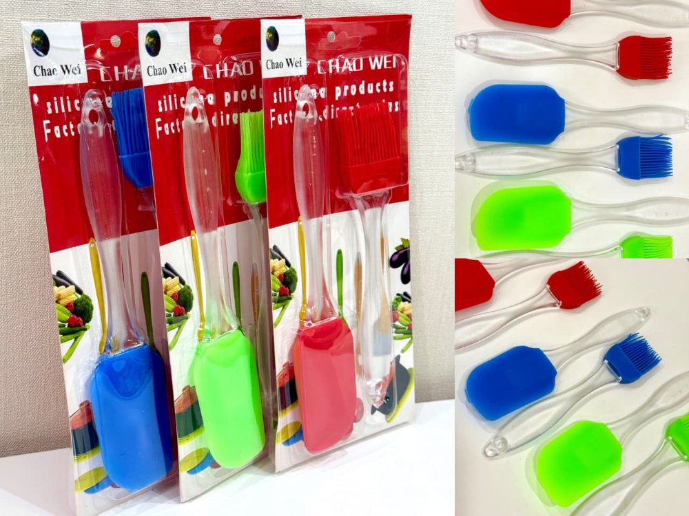 Set de Espatula + Pincel de Silicona