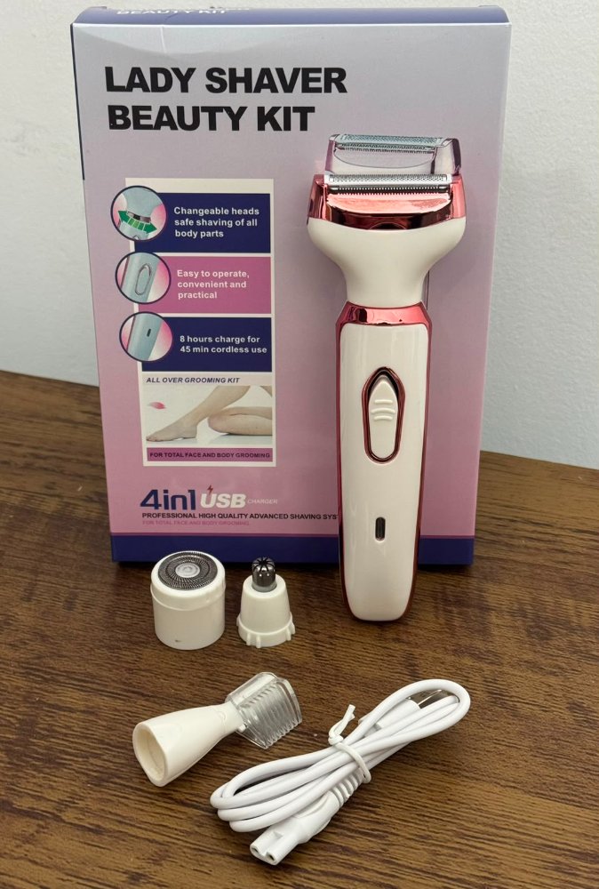 Depilador Lady Shaver Beauty 4 en 1