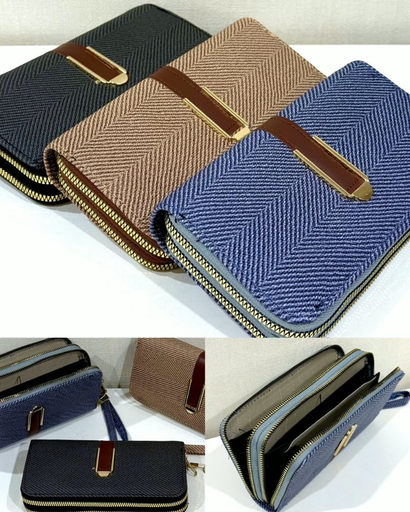 BILLETERA DOBLE CON CIERRE / MARQ003