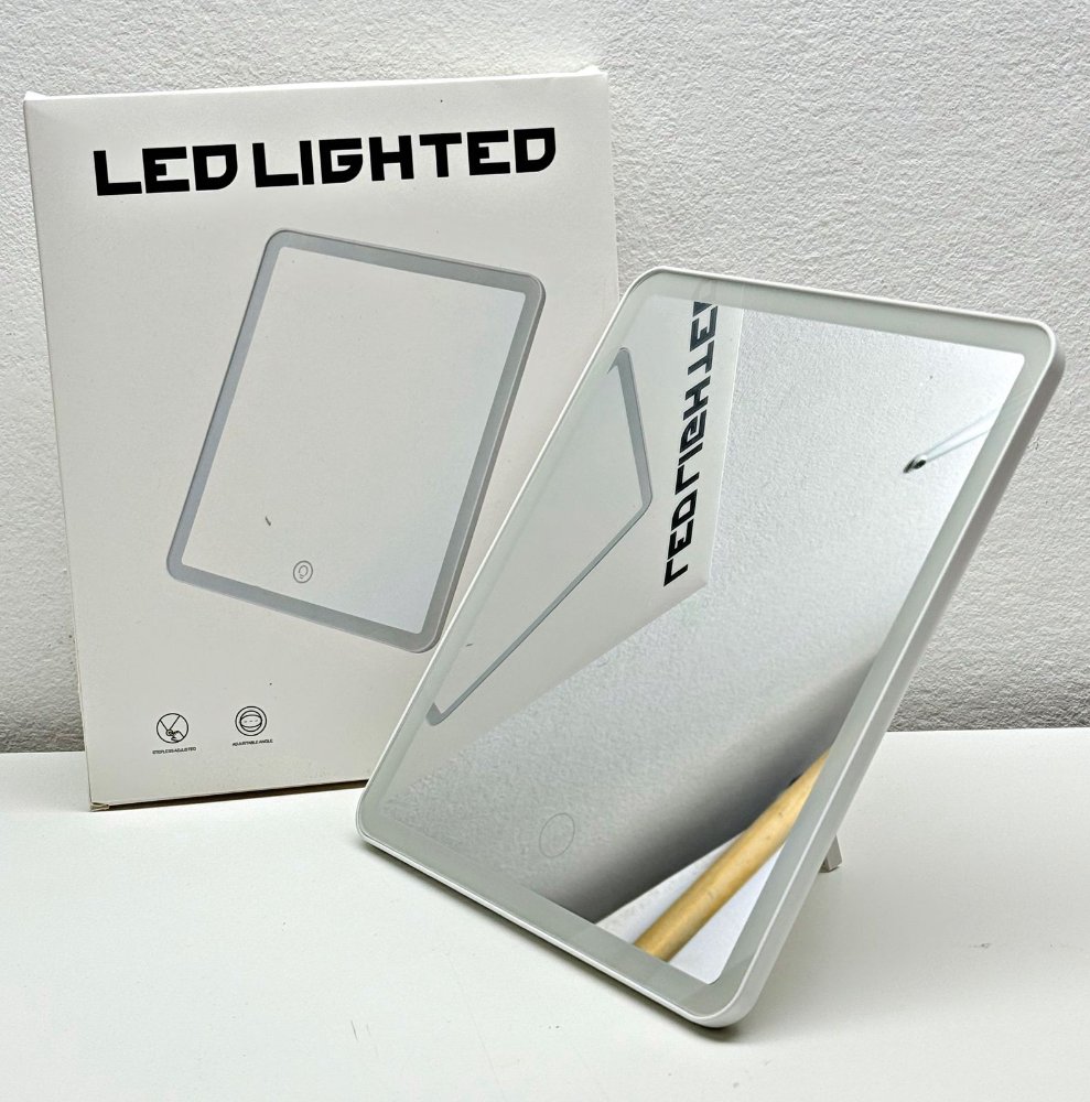 Espejo de Maquillaje LED con Luz Tactil