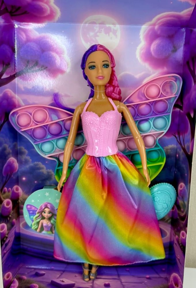 Muñeca Tiny Hada con Pop It