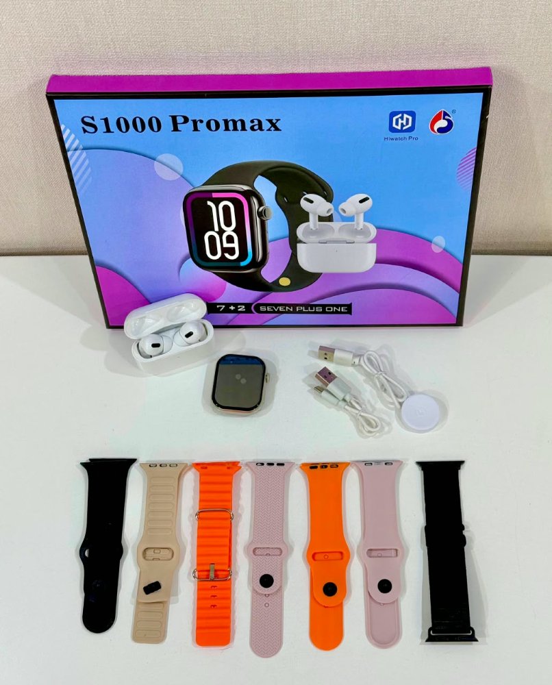 Smarwatch con Mayas + Auricular / S1000PROMAX