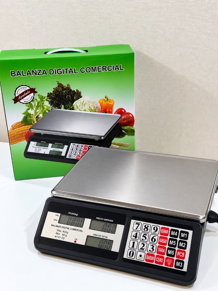 BALANZA DIGITAL COMERCIAL HASTA 40KG / CS-518