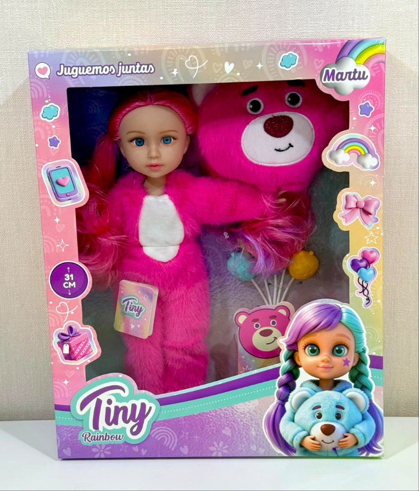 Muñeca Tiny Martu con Osito